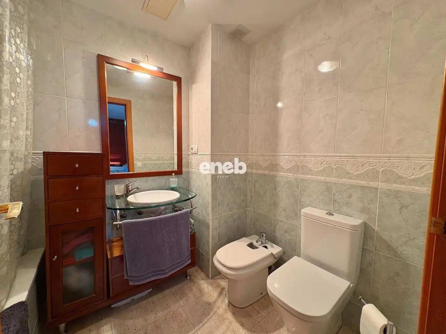 Baño de Piso de alquiler en Benicarló con Aire acondicionado, Calefacción y Piscina