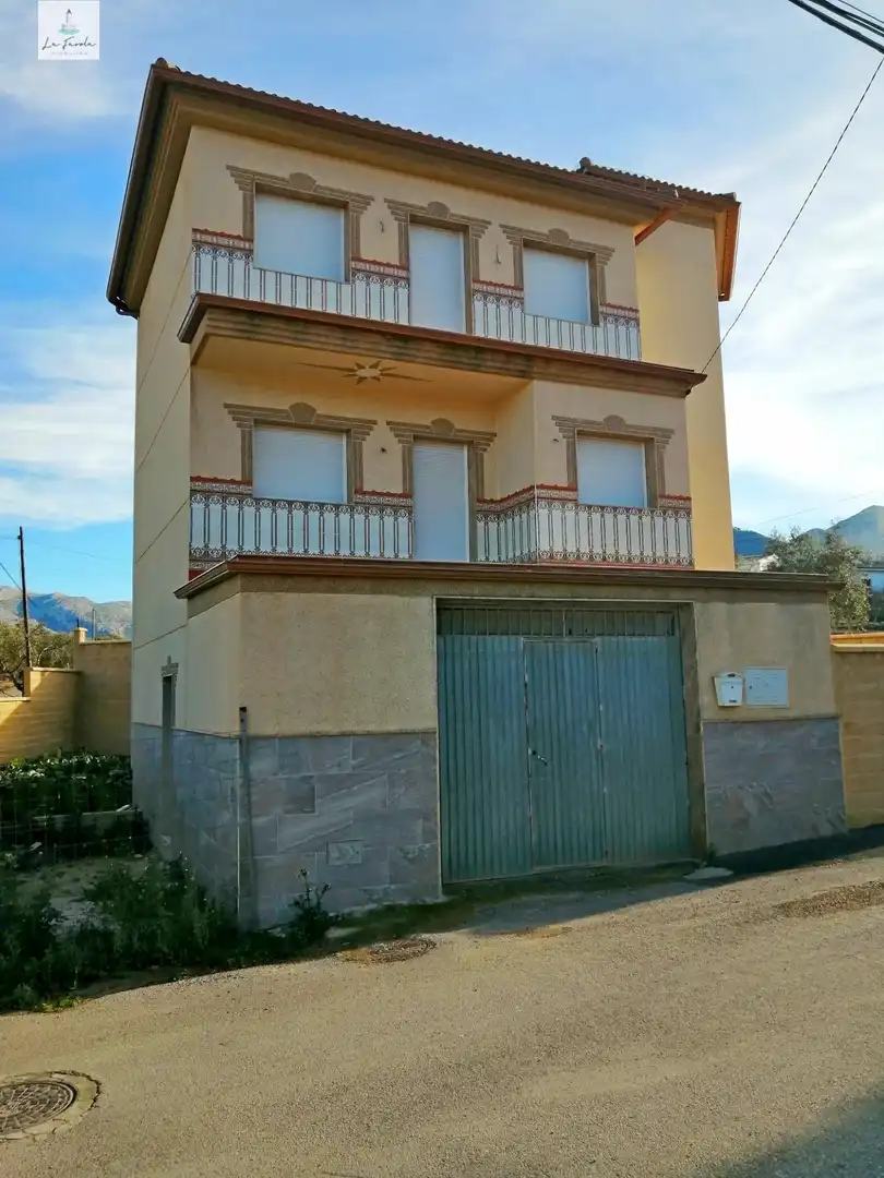 Vista exterior de Casa o xalet en venda en Loja amb Jardí privat, Terrassa i Traster