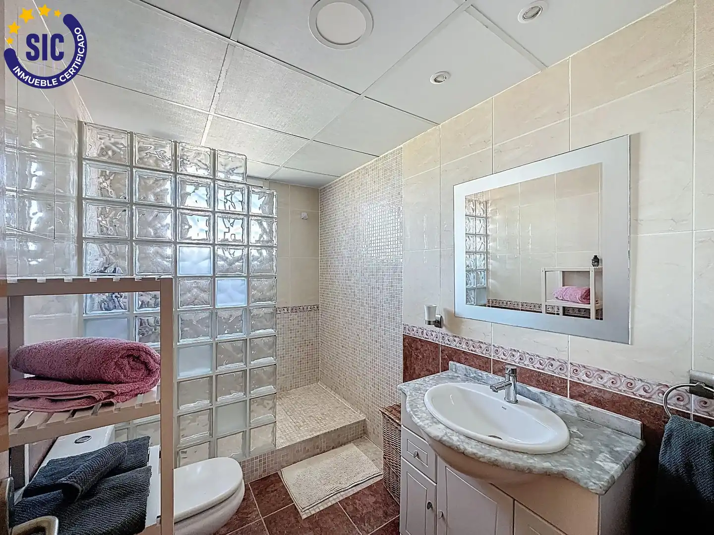 Baño de Apartamento en venta en Sueca con Aire acondicionado, Terraza y Balcón