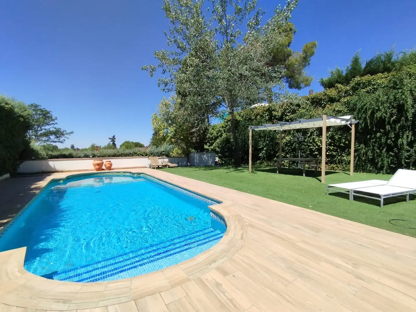 Piscina de Casa o chalet en venta en Rivas-Vaciamadrid con Aire acondicionado, Calefacción y Jardín privado