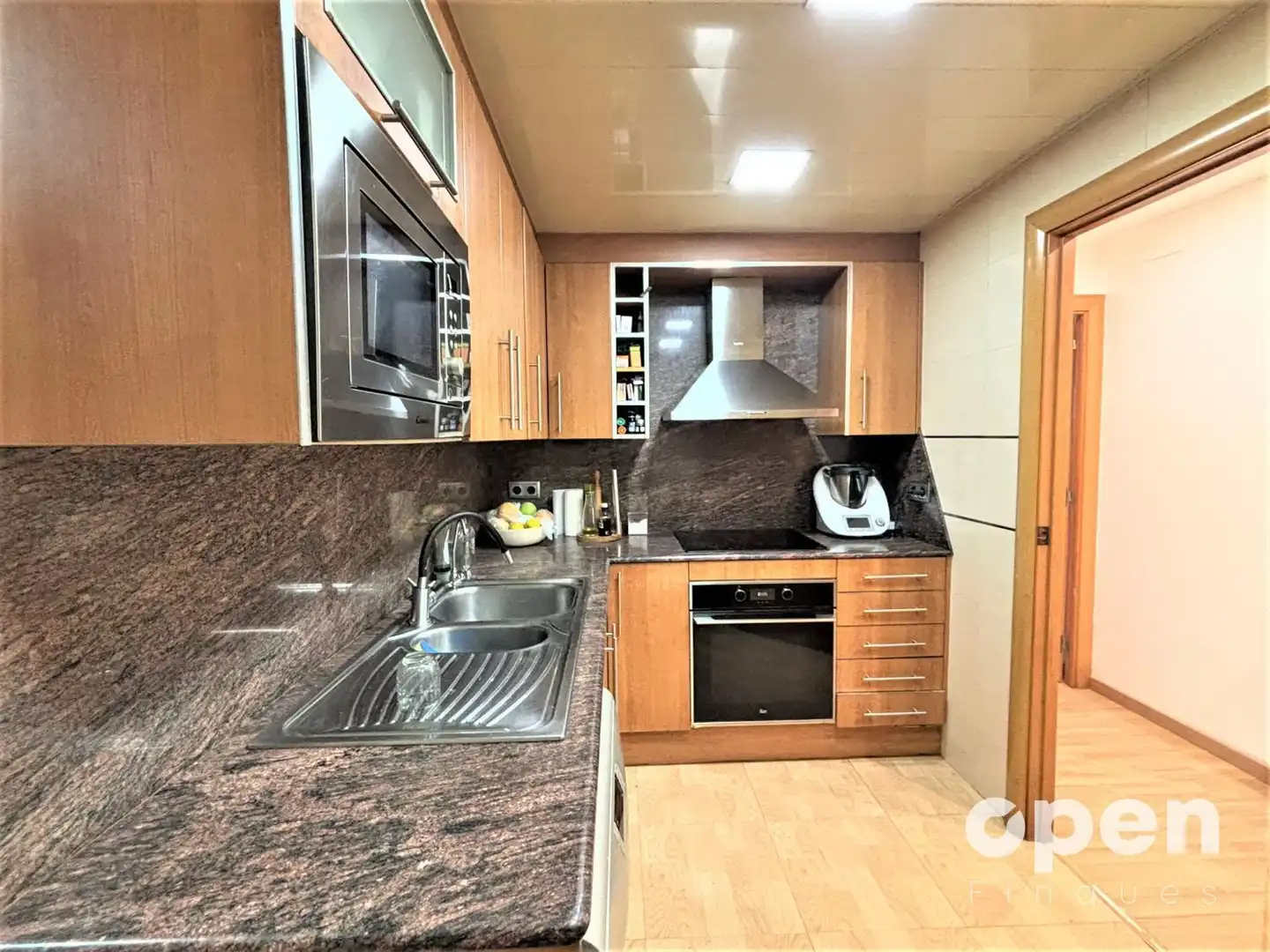 Kitchen of Flat for sale in Terrassa  with Heating and Parquet flooring