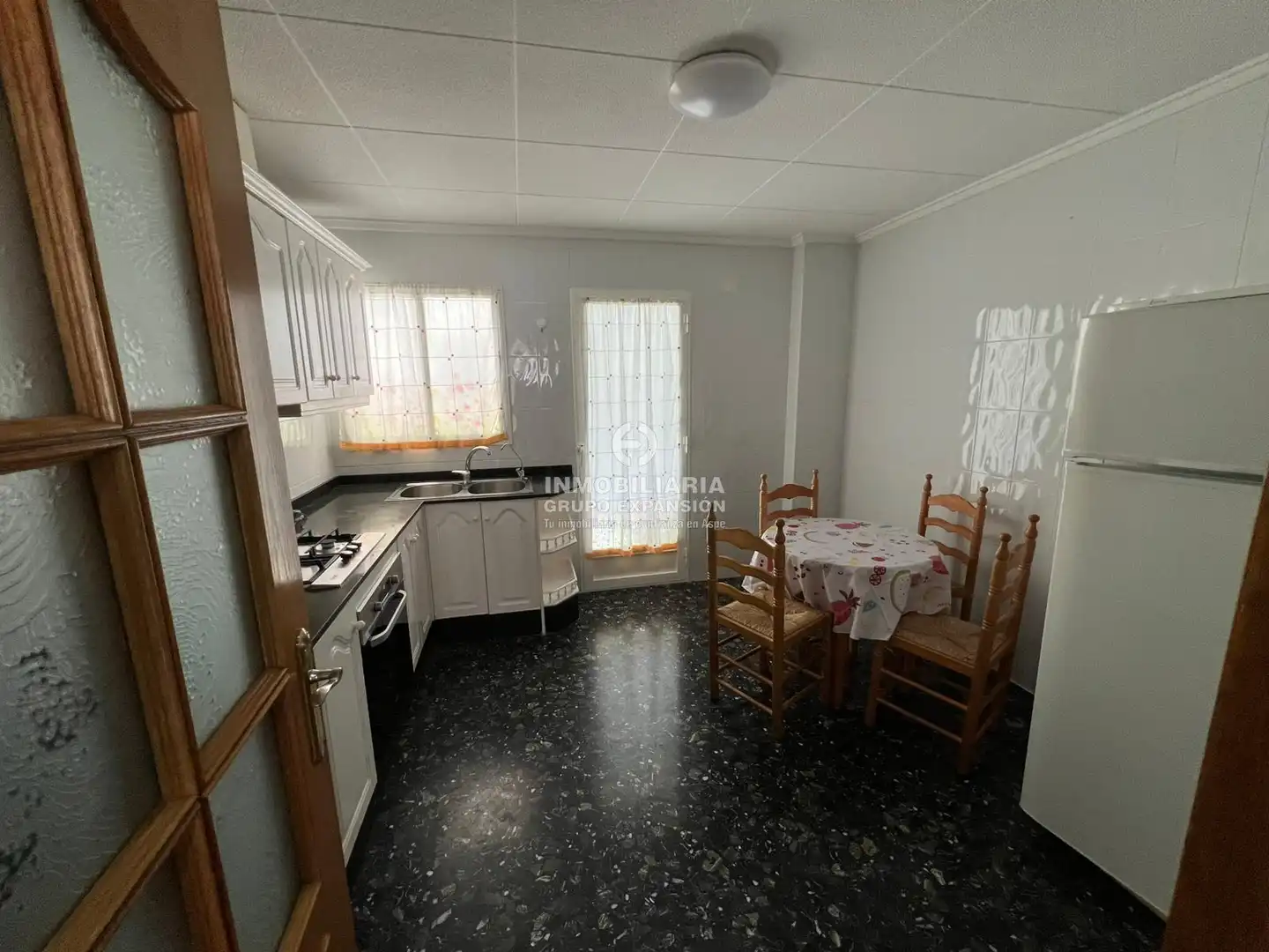 Kitchen of Flat for rent in Aspe  with Terrace, Balcony and Community pool