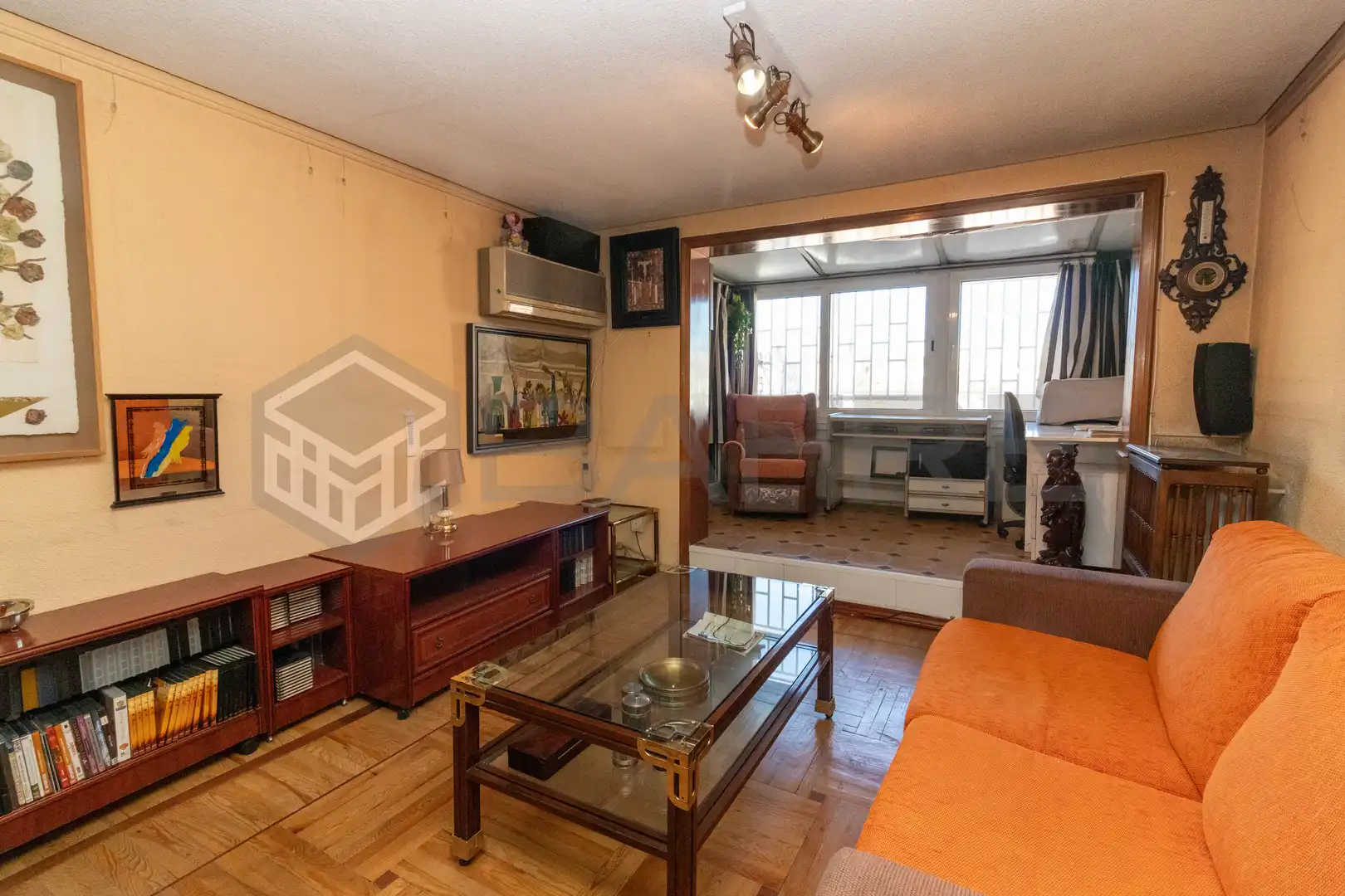 Sala d'estar de Àtic en venda en Madrid amb Aire condicionat, Calefacció i Terrassa