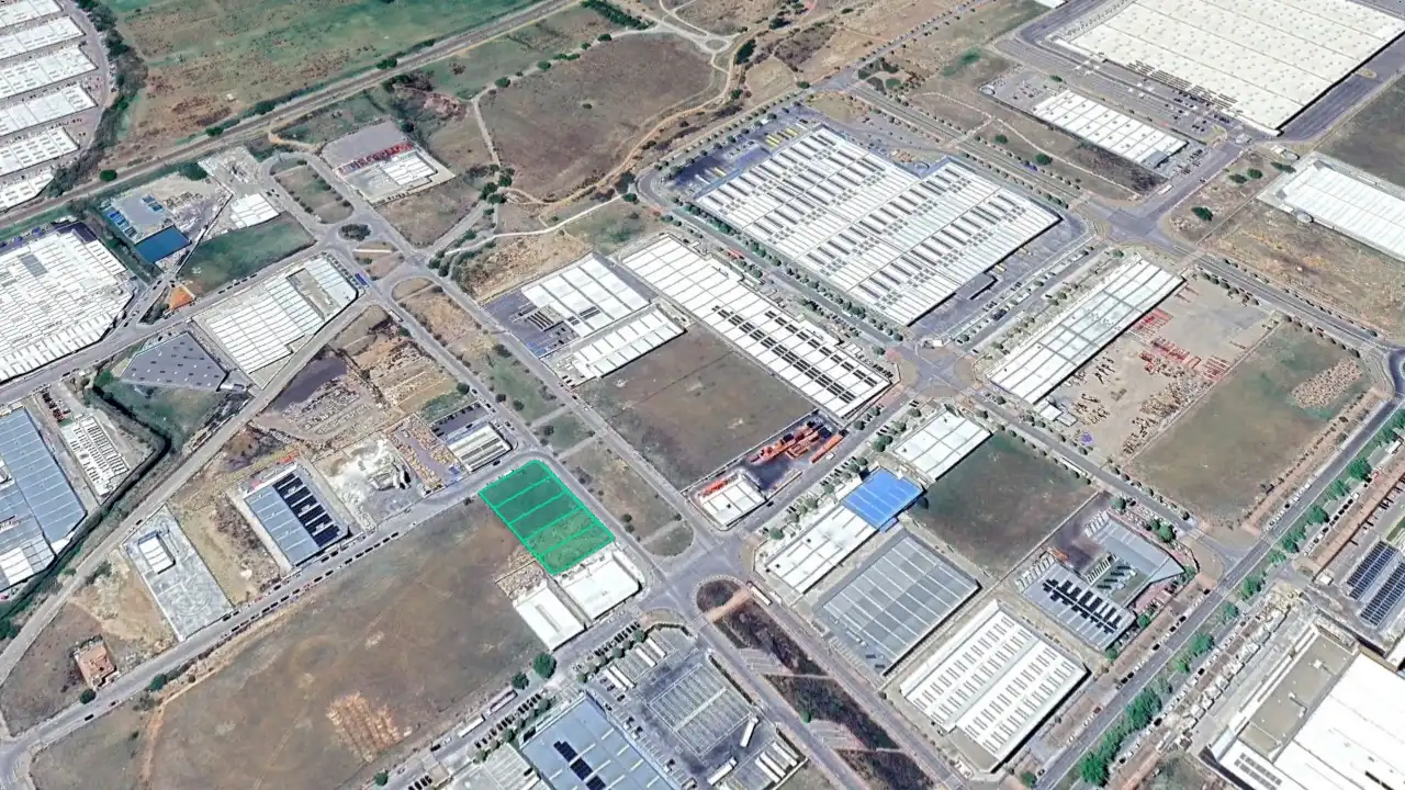 Vista exterior de Terreno industrial en venta en Meco