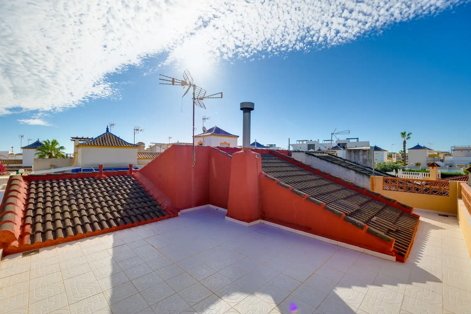 Terraza de Casa adosada en venta en Torrevieja con Aire acondicionado, Calefacción y Jardín privado
