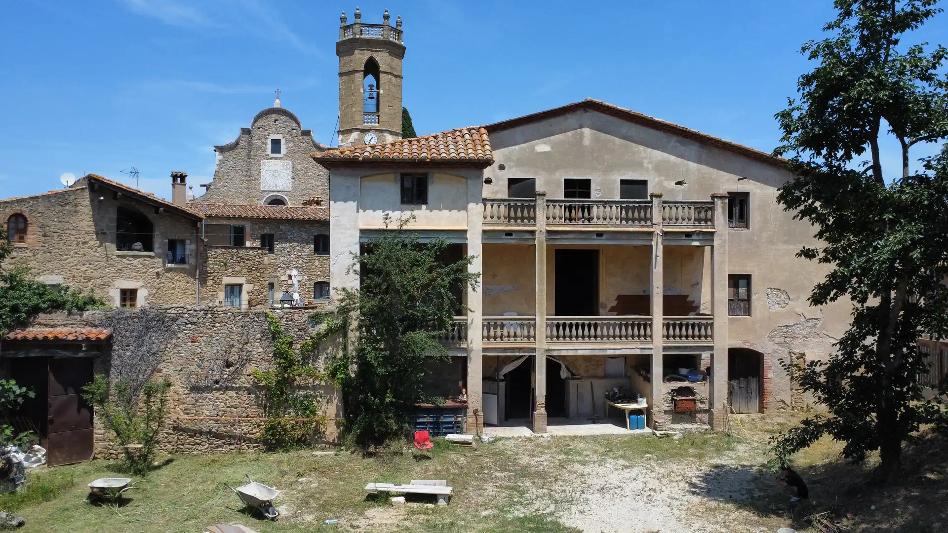 Exterior view of Country homes for sale in Flaçà  with Private garden, Terrace and Alarm