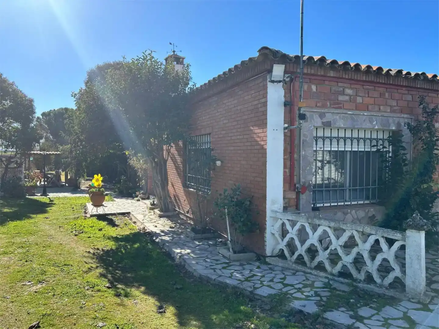 Vista exterior de Finca rústica en venda en Puebla de Sancho Pérez amb Piscina i Moblat