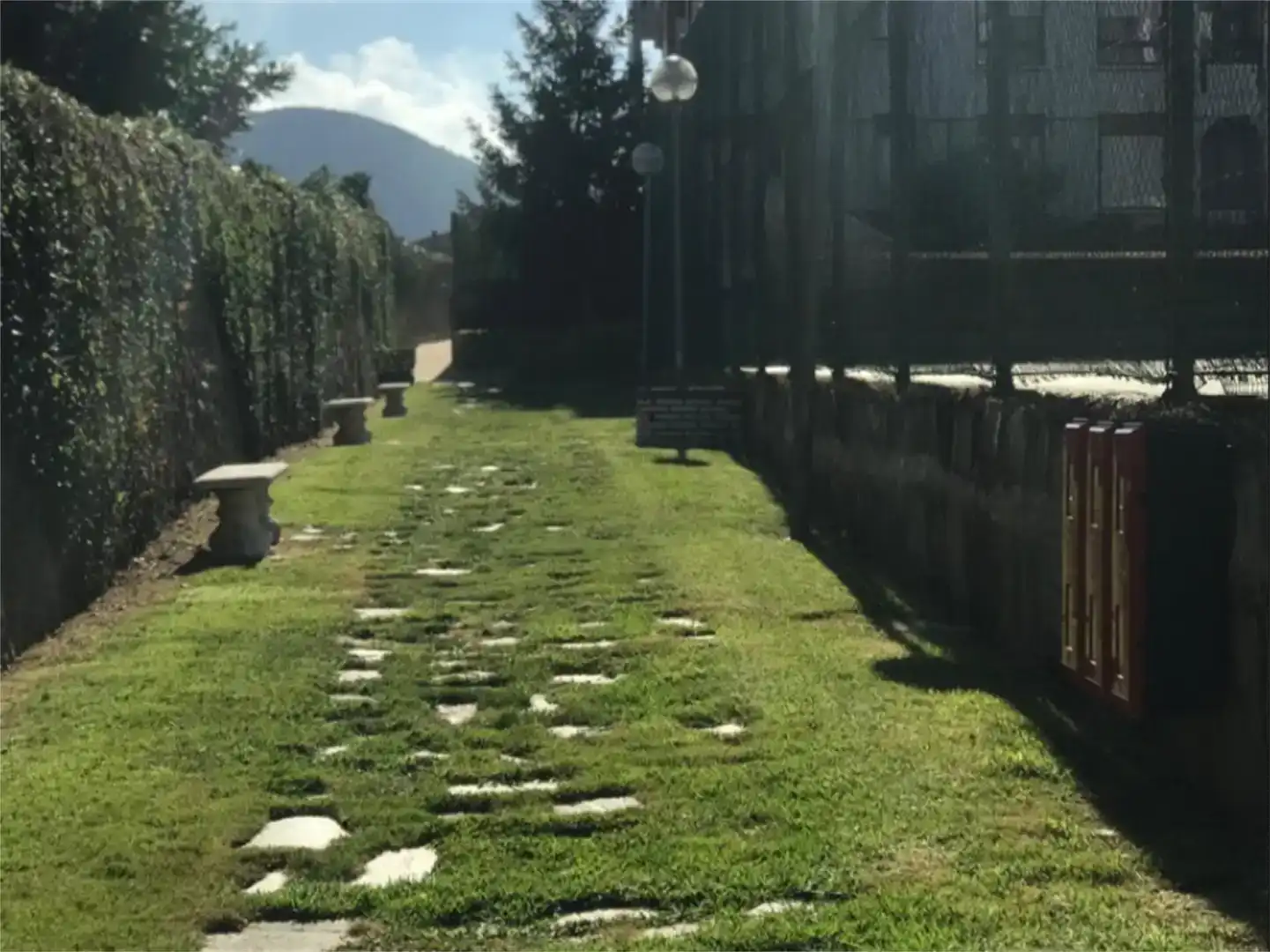 Garten von Wohnung zur Miete in Noja mit Schwimmbad und Balkon