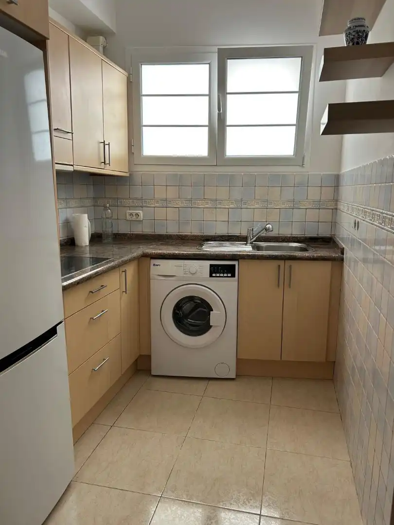 Cocina de Piso de alquiler en Las Palmas de Gran Canaria con Amueblado y Balcón
