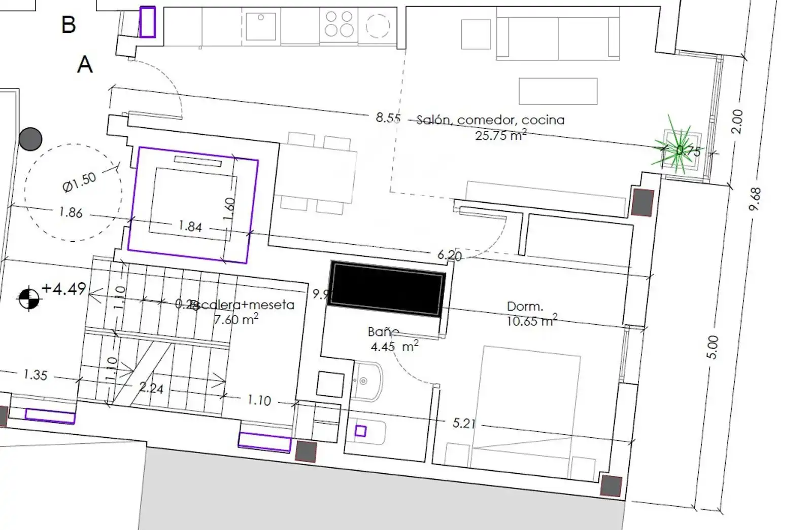 Wohnung zur Miete in Alcorcón mit Klimaanlage, Heizung und Schwimmbad