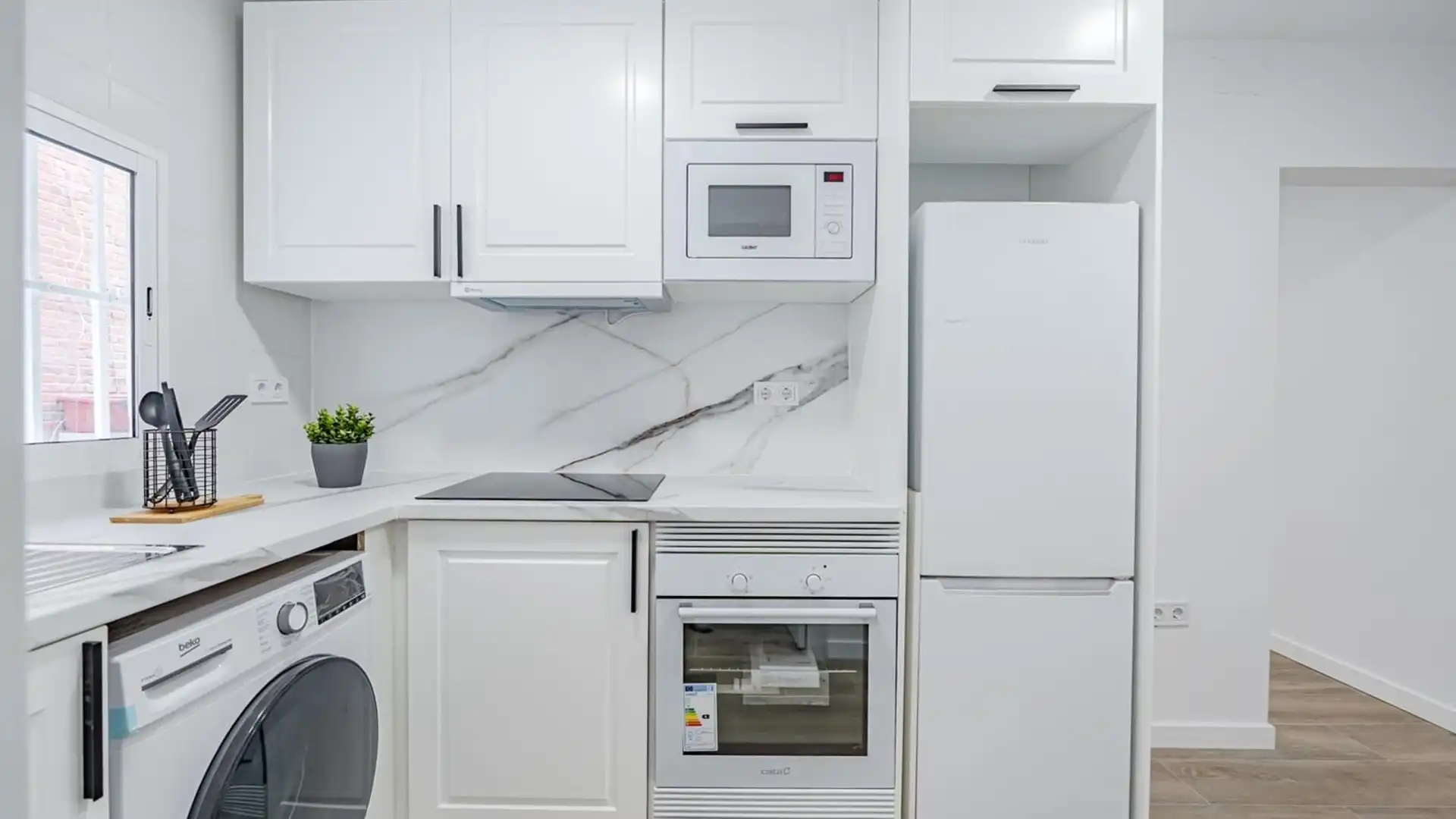 Cocina de Piso de alquiler en  Madrid Capital con Calefacción