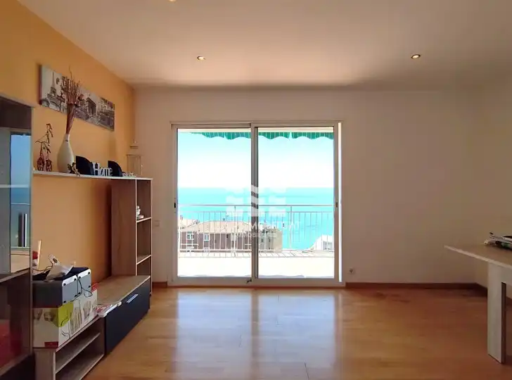 Living room of Attic for sale in Montgat  with Heating, Parquet flooring and Terrace