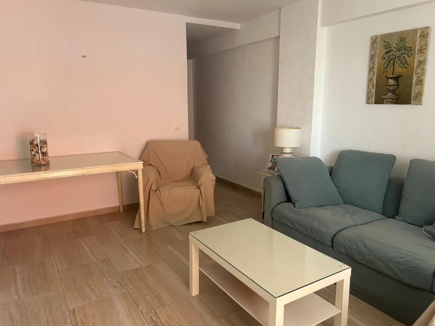 Wohnzimmer von Wohnungen zur Miete in Fuengirola mit Klimaanlage, Terrasse und Möbliert