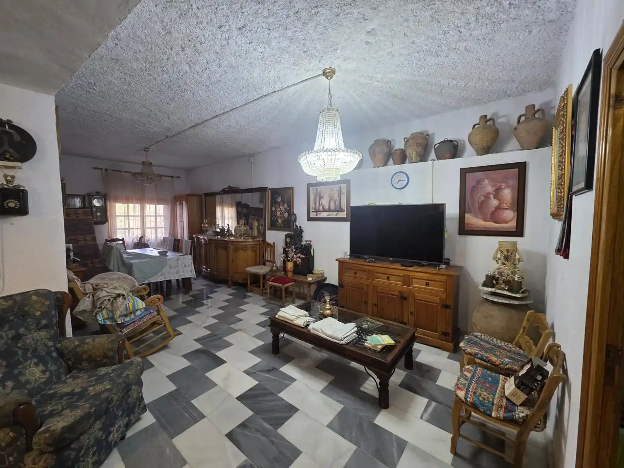 Living room of Houses for sale in Bacares  with Air Conditioner, Private garden and Terrace