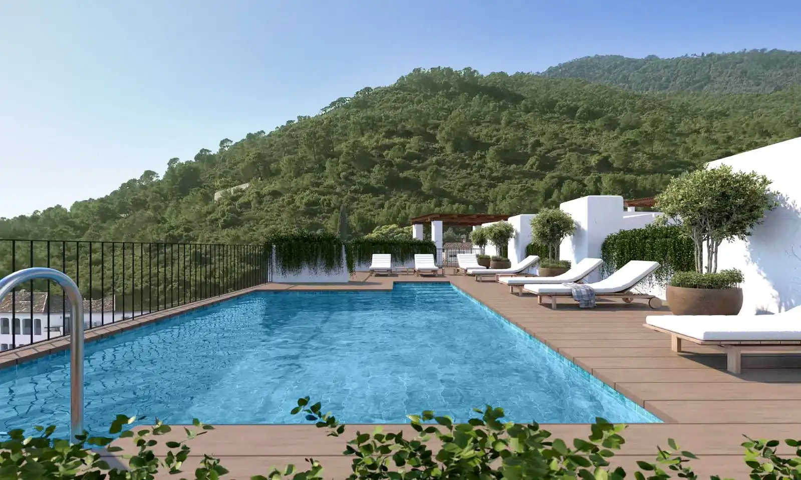Apartament amb piscina en venda a Benahavís pueblo, imagen 2