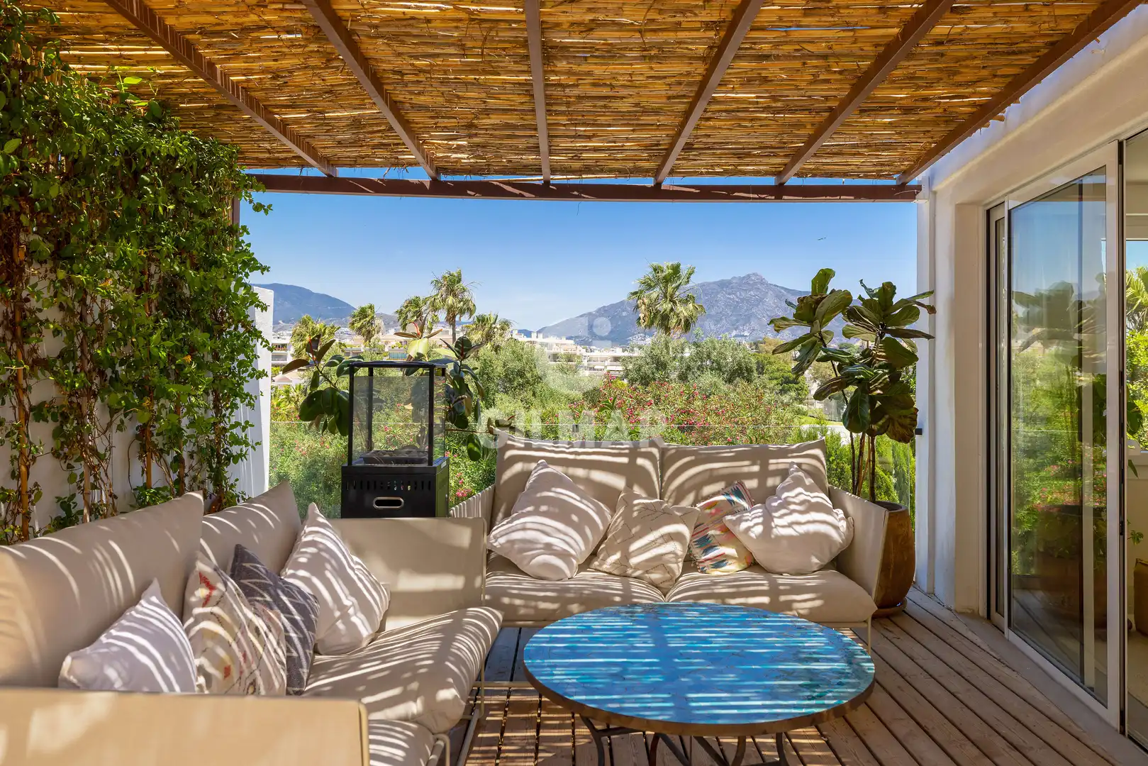 Terrace of Detached homes for sale in Marbella  with Heating, Private garden and Swimming Pool