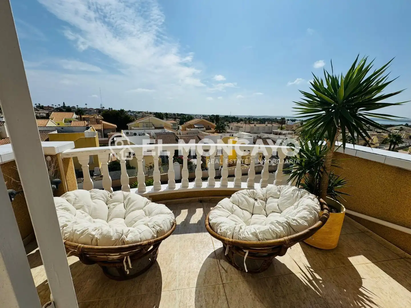 Terraza de Casa adosada en venta en Rojales con Aire acondicionado, Calefacción y Jardín privado