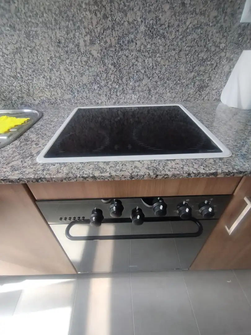 Kitchen of Flat for rent in Ferrol  with Air Conditioner and Furnished