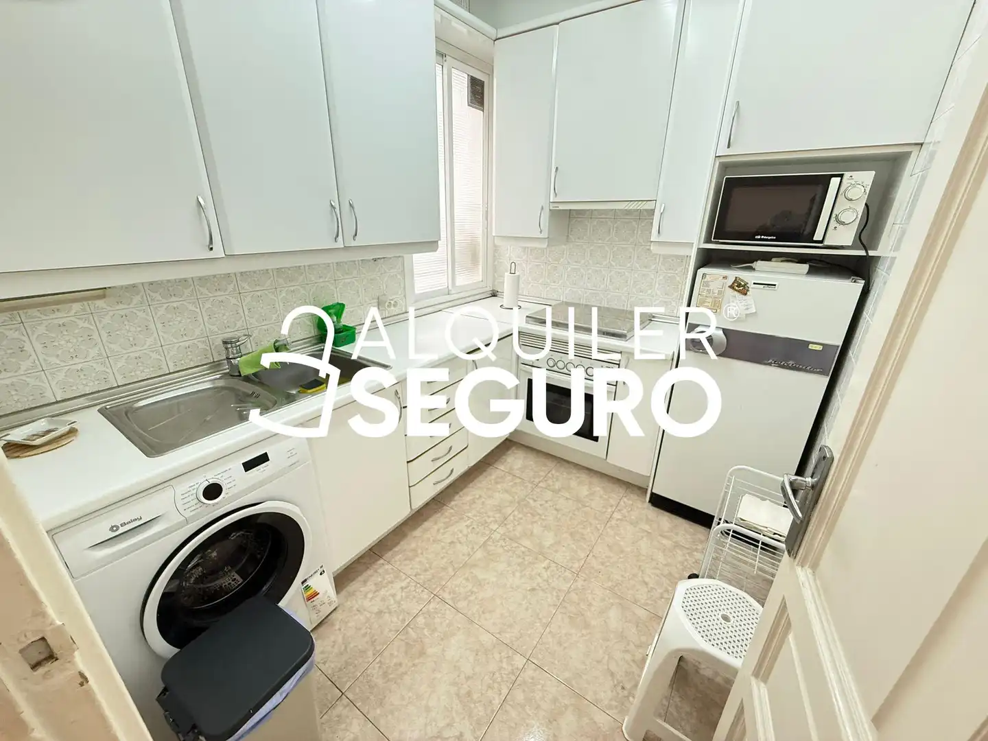 Küche von Wohnung zur Miete in Madrid mit Heizung und Möbliert