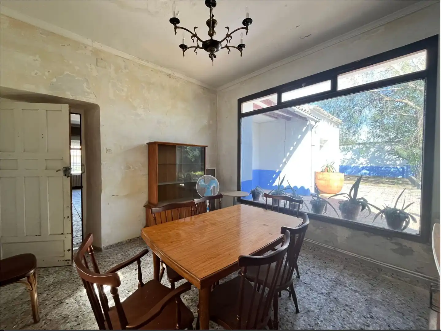 Dining room of Houses for sale in Cañada de Calatrava  with Air Conditioner, Private garden and Storage room