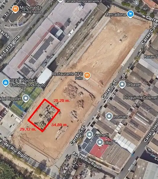 Terreny industrial de lloguer en Ripollet