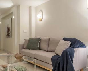 Living room of Flat to rent in  Madrid Capital  with Air Conditioner, Heating and Private garden