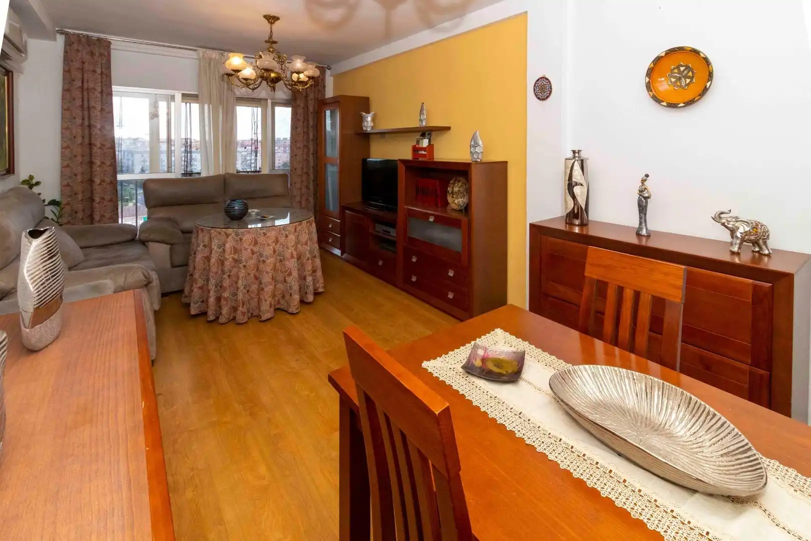 Esszimmer von Wohnung zum Verkauf in Badajoz mit Klimaanlage, Heizung und Terrasse