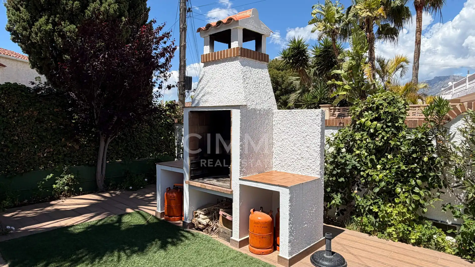 Jardín de Casa o chalet en venta en Benidorm con Aire acondicionado, Calefacción y Jardín privado