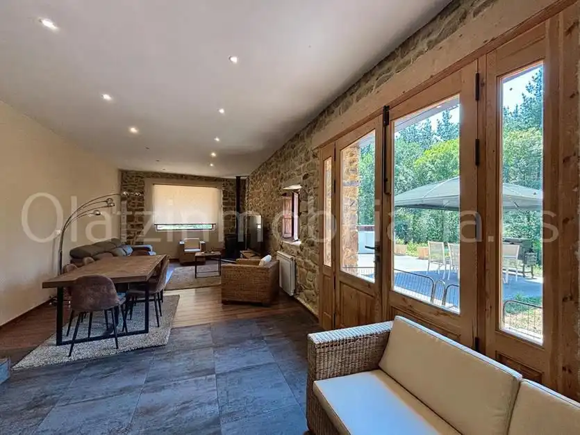 Sala de estar de Casa o chalet en venta en Artzentales con Calefacción y Balcón