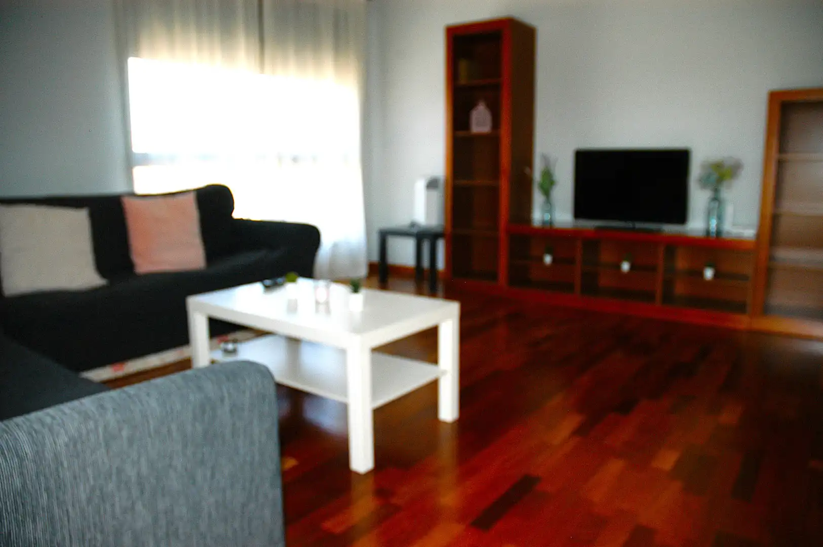 Sala de estar de Piso de alquiler en Murcia con Aire acondicionado, Calefacción y Parquet