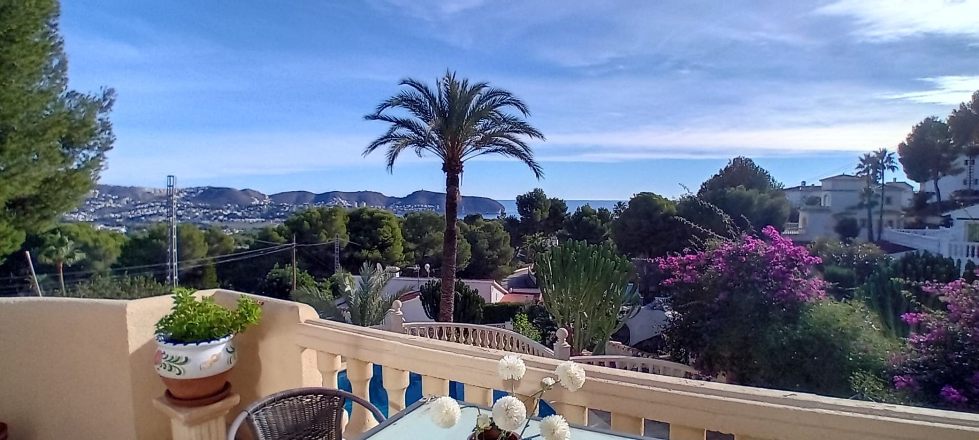 Vista exterior de Casa o chalet en venta en Moraira con Calefacción, Jardín privado y Terraza