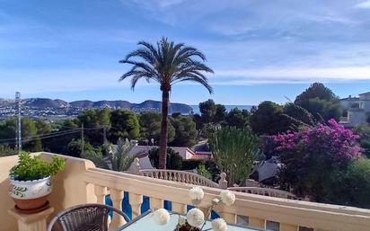 Exterior view of House or chalet for sale in Moraira  with Heating, Private garden and Terrace