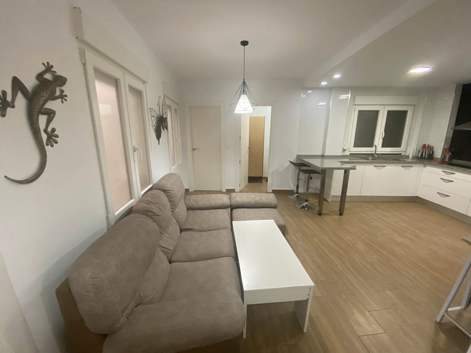 Living room of Apartment for rent in  Granada Capital  with Heating, Furnished and Pets allowed