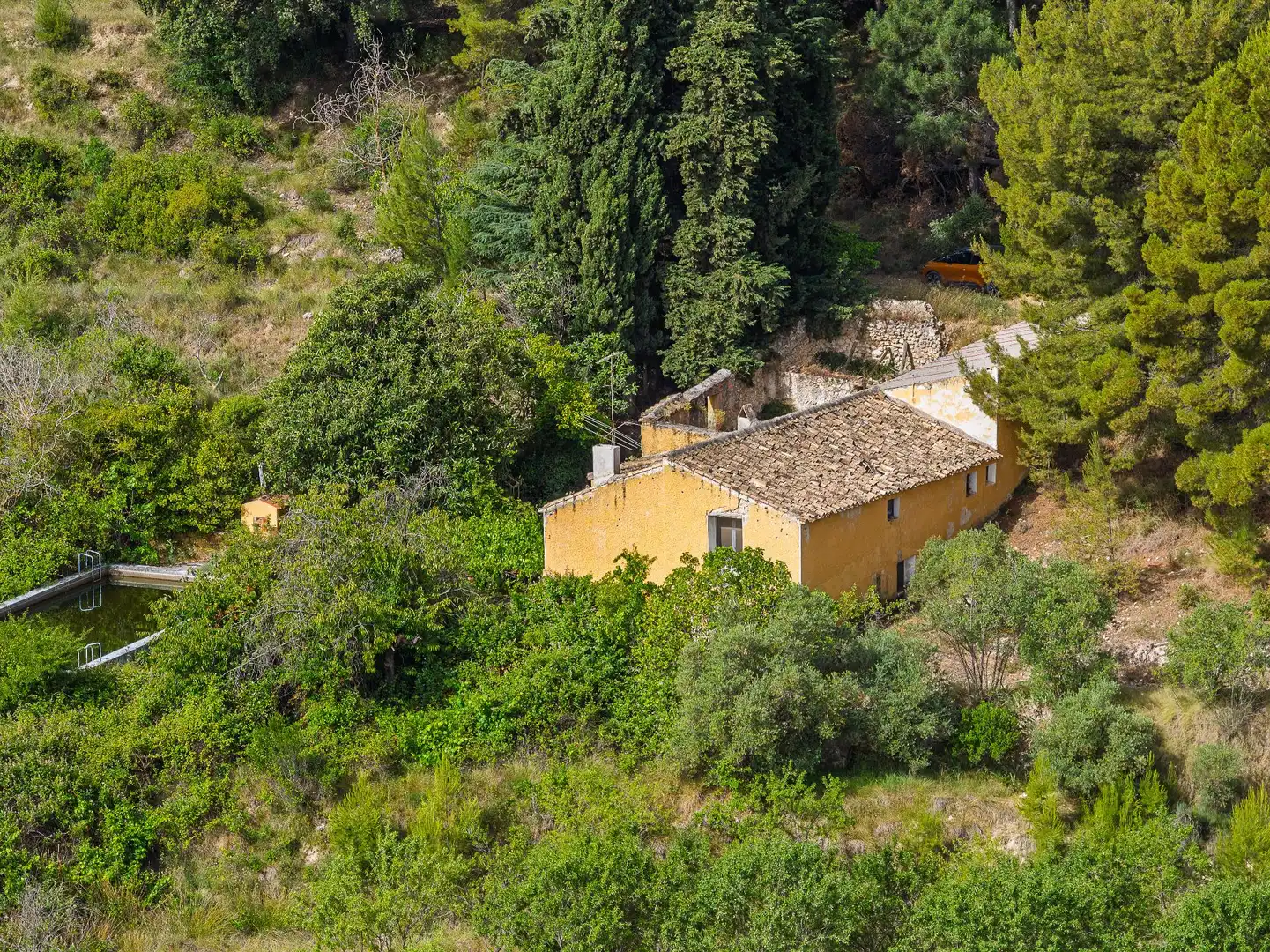 Vista exterior de Finca rústica en venta en Moratalla con Piscina