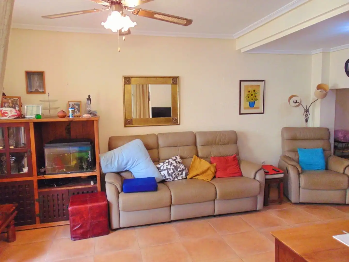 Sala de estar de Casa adosada en venta en El Mojón