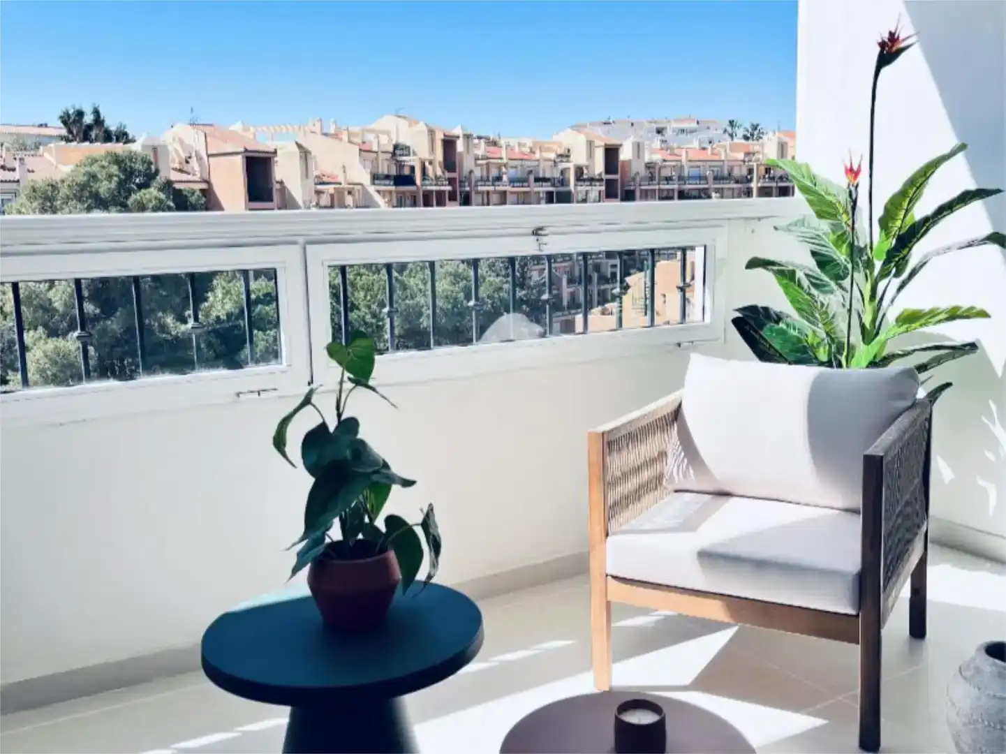 Balcony of Flat for sale in Fuengirola  with Air Conditioner, Swimming Pool and Balcony