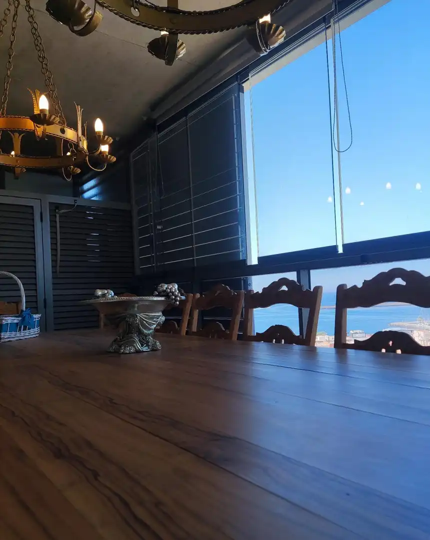 Comedor de Piso de alquiler en Almería con Aire acondicionado, Calefacción y Jardín privado