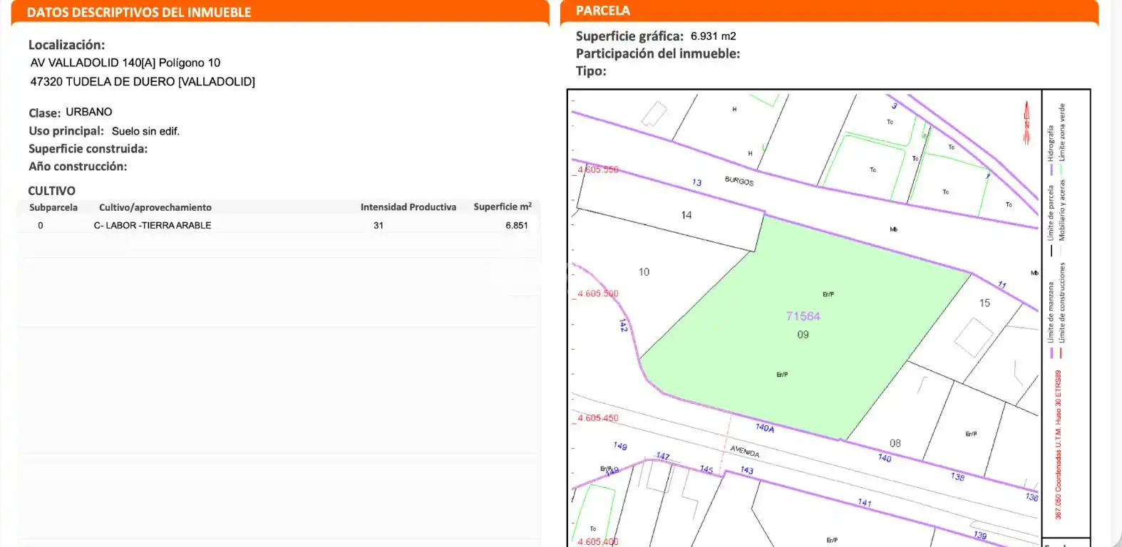 Terreno residenziale in vendita a Tudela de Duero, imagen 4