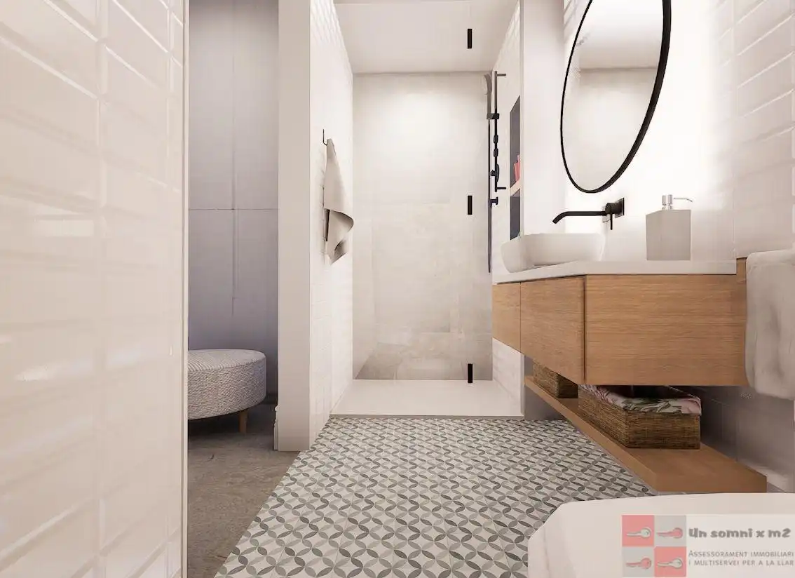 Badezimmer von Einfamilien-Reihenhaus zum Verkauf in Masquefa mit Heizung, Terrasse und Abstellraum