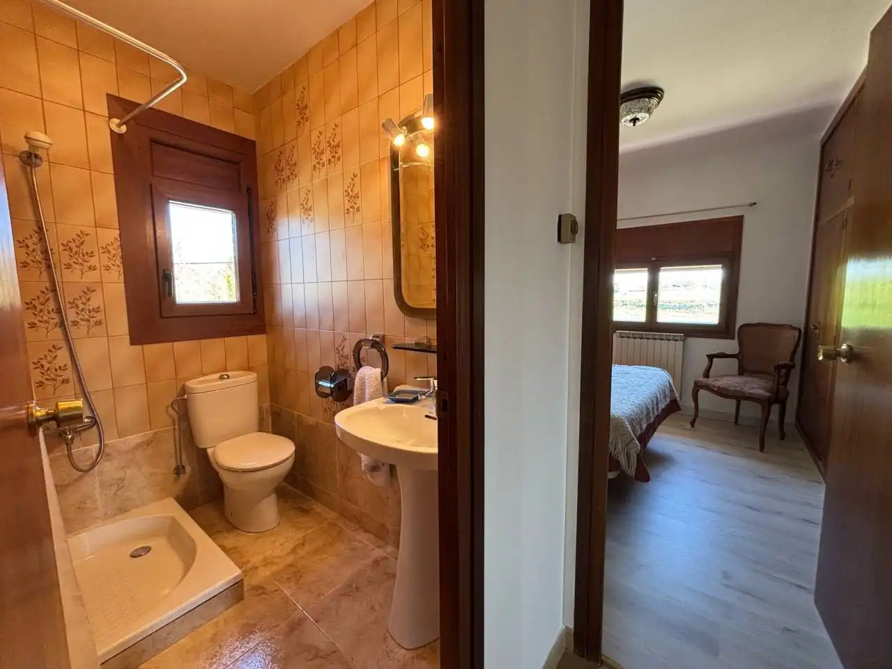 Bany de Casa o xalet en venda en Santa Coloma de Queralt amb Calefacció, Jardí privat i Terrassa