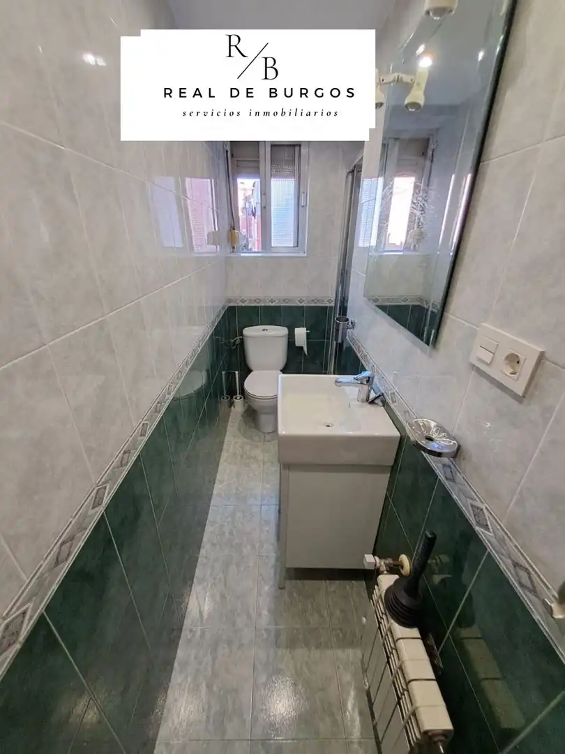 Bathroom of Flat for rent in Valladolid  with Heating, Terrace and Furnished