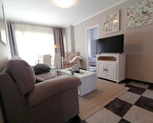 Sala d'estar de Pis de lloguer en Badajoz Capital amb Aire condicionat i Balcó
