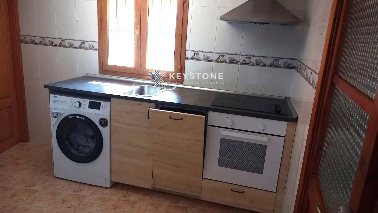 Cocina de Piso de alquiler en Puigpunyent con Aire acondicionado y Terraza