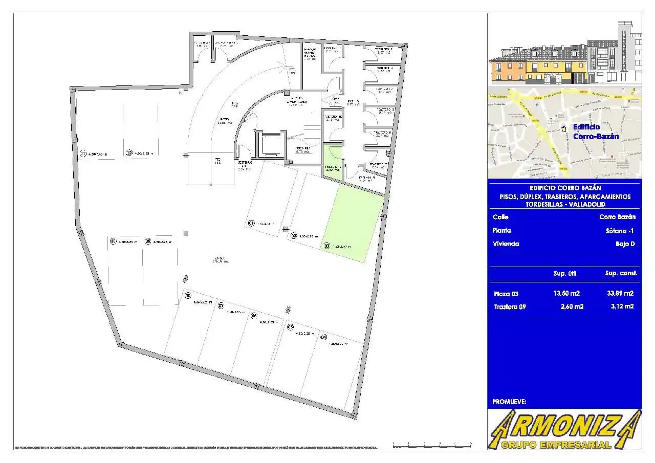 Parking of Ground floor for sale in Tordesillas  with Heating, Parquet flooring and Storage room