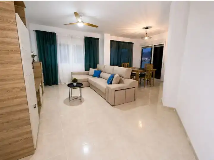 Wohnzimmer von Wohnung zur Miete in Alcalà de Xivert mit Möbliert und Balkon
