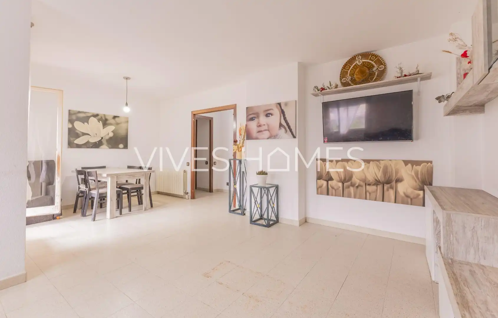 Living room of Flat for sale in Caldes d'Estrac  with Heating, Terrace and Storage room