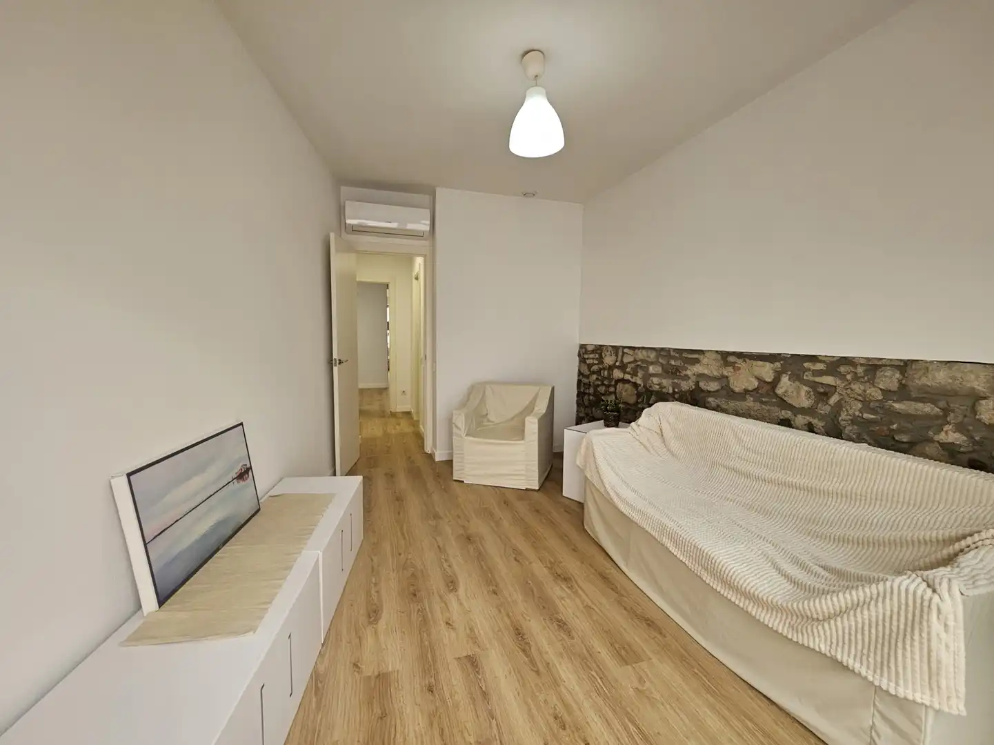 Living room of Flat for sale in Caldes de Montbui  with Air Conditioner, Heating and Parquet flooring