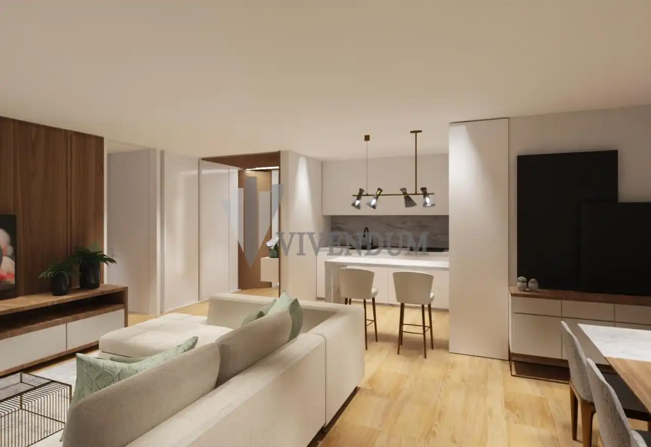 Sala de estar de Apartamento en venta en Vigo  con Calefacción, Terraza y Piscina