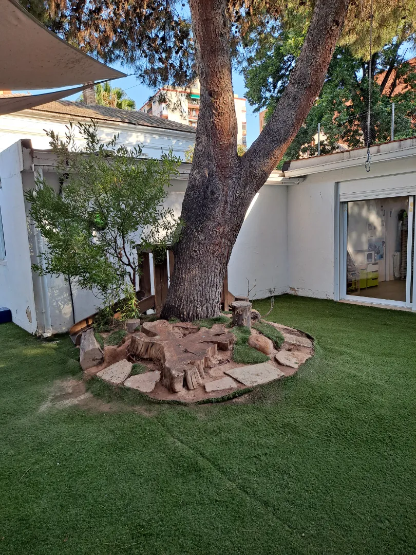 Garden of Houses for sale in  Valencia Capital  with Air Conditioner, Heating and Private garden