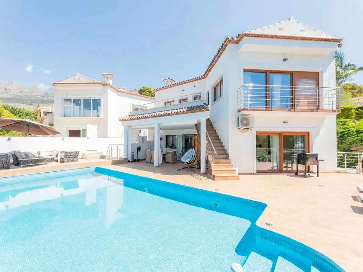 Vista exterior de Casa o chalet en venta en Altea con Aire acondicionado, Calefacción y Jardín privado